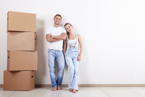 Local removals team helping with a home move in Enfield