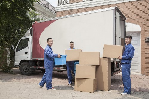 Man and van vehicle supporting a local move in Enfield