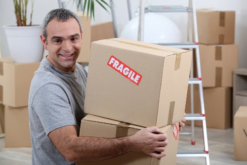 Local man with van service helping with a residential move in Enfield