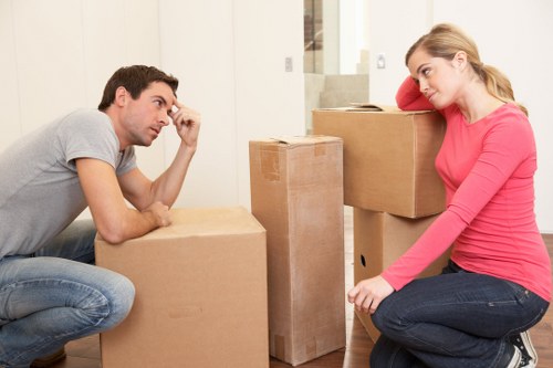 Customer making a safe payment for Man And Van Enfield booking