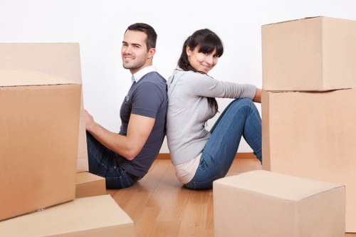 Local team handling office furniture and equipment relocation